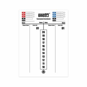 Misaladejuegos Pizarra One80 Tournament Scoreboard 43x35 3356