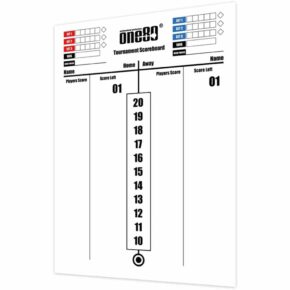 Misaladejuegos Pizarra One80 Tournament Scoreboard 60x44cm 3358. - Imagen 2
