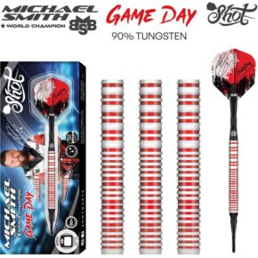 Misaladejuegos Dardos Shot Darts Michael Smith Game Day 90% 20gr SH-MSGDSF-20 - Imagen 4