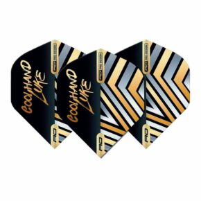 Misaladejuegos Plumas Flights Red Dragon Luke Humphries Hardcore Premium Oro NO1 TF8159 - Imagen 3