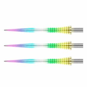 Misaladejuegos Puntas Red Dragon Raptor GT Gripped Points Rainbow 33mm X0856 - Imagen 2