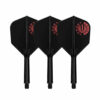 Misaladejuegos Plumas Target K-Flex No.6 Medium Black Logo 410229