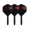 Misaladejuegos Plumas Target K-Flex No.2 Medium Black Logo 410232