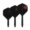 Misaladejuegos Plumas Target K-Flex No.2 Medium Black Logo 410232 - Imagen 2