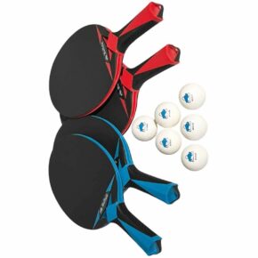 Misaladejuegos Kit Palas Ping Pong Buffalo Family Outdoor 4 Palas + 6 Pelotas 7050.026 - Imagen 2
