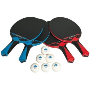 Misaladejuegos Kit Palas Ping Pong Buffalo Family Outdoor 4 Palas + 6 Pelotas 7050.026