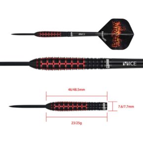 Misaladejuegos Dardos One80 Wraith W1 Steel 23gr 90% 9573 - Imagen 6