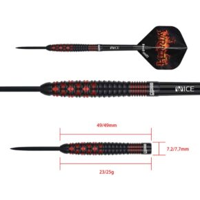 Misaladejuegos Dardos One80 Wraith W3 Steel 23gr 90% 9581 - Imagen 6