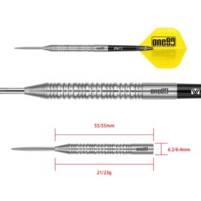 Misaladejuegos Dardos One80 Stefaan Henderyck Steel 21gr 90% 9556 - Imagen 6