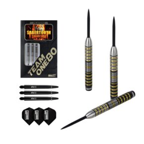Misaladejuegos Dardos One80 Tengku Shah Sabertooth Steel 23gr 90% 9602 - Imagen 5