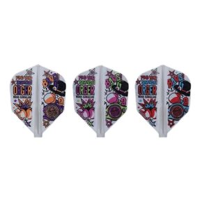 Misaladejuegos Plumas Fit Flight Mana Kawakami 4 Shape White - Imagen 2