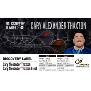 Misaladejuegos Dardos Cosmo Darts Cary Alexander Thaxton 2ba 90% 18gr - Imagen 5
