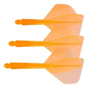 Misaladejuegos Plumas Condor Axe Standard Neon Naranja XL 37.5mm 3 Uds. - Imagen 2