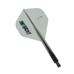 Misaladejuegos Plumas Condor Axe Standard L4zyAlone Negro Transparente S 21.5mm 3 Uds. - Imagen 2