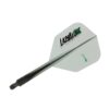 Misaladejuegos Plumas Condor Axe Shape L4zyAlone Negro Transparente M 27.5mm 3 Uds.
