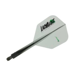 Misaladejuegos Plumas Condor Axe Shape L4zyAlone Negro Transparente M 27.5mm 3 Uds.