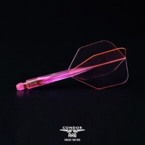 Misaladejuegos Plumas Condor Axe Shape Neon Pink XL 37.5mm 3 Uds. - Imagen 2