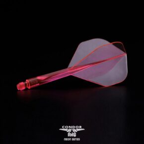 Misaladejuegos Plumas Condor Axe Standard Neon Pink XL 37.5mm 3 Uds. - Imagen 2