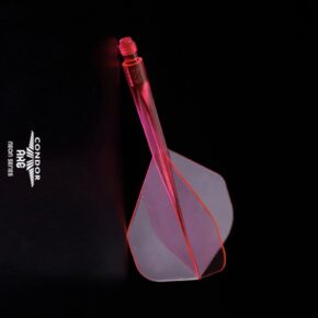 Misaladejuegos Plumas Condor Axe Standard Neon Pink XL 37.5mm 3 Uds. - Imagen 3
