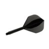 Misaladejuegos Plumas Condor Axe Standard Negro XL 37.5mm 3 Uds. - Imagen 2