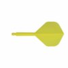 Misaladejuegos Plumas Condor Axe Standard Amarillo XL 37.5mm 3 Uds. - Imagen 3