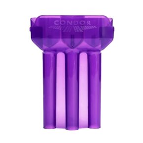 Misaladejuegos Estuche Dardos Condor Box Dual Clear Purple