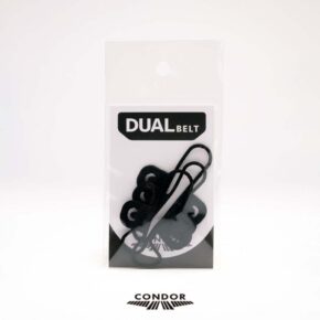 Misaladejuegos Gomas para estuche Condor Dual Belt Negro - Imagen 2