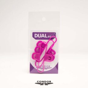 Misaladejuegos Gomas para estuche Condor Dual Belt Morado - Imagen 2
