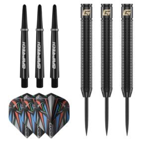 Misaladejuegos Dardos Goat Athlete Black Steel Latón 13gr GD7000160 - Imagen 4