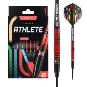Misaladejuegos Dardos Goat Athlete Red Steel Latón 11gr GD7000190 - Imagen 4