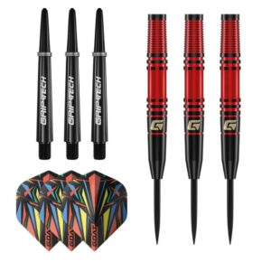 Misaladejuegos Dardos Goat Athlete Red Steel Latón 11gr GD7000190 - Imagen 5