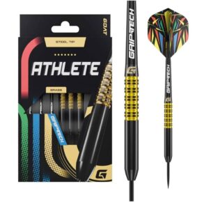 Misaladejuegos Dardos GOAT Athlete Yellow Steel Latón 12gr GD7000150 - Imagen 4