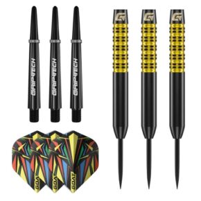 Misaladejuegos Dardos GOAT Athlete Yellow Steel Latón 12gr GD7000150 - Imagen 5