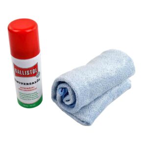 Misaladejuegos Lubricante Barras Futbolin Ballistol + Paño de Microfibra 2514.01