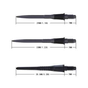 Misaladejuegos Puntas Cuesoul OTO Small Thread Soft Tip 2ba Black 28.5mm 80 unit. CSDA-A1127 - Imagen 8