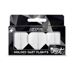 Misaladejuegos Plumas Shot Airfoil Molded Flight No.2 Clear SH-SF5505-C - Imagen 5