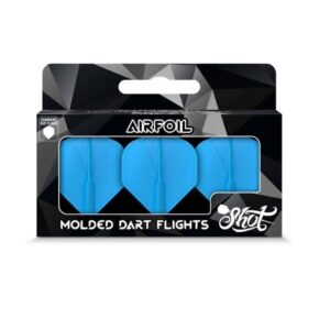 Misaladejuegos Plumas Shot Airfoil Molded Flight No.2 Blue SH-SF5505-B - Imagen 5