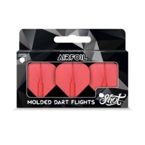 Misaladejuegos Plumas Shot Airfoil Molded Flight No.2 Red SH-SF5505-R - Imagen 5