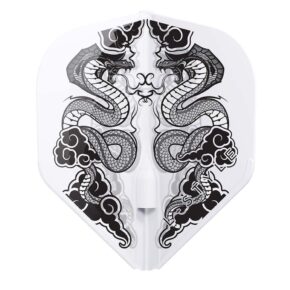 Misaladejuegos Plumas L-Flight Champagne Integrado L1EZ Standard Jelle Klaasen V7 Clear White F11059