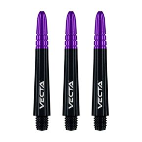 Misaladejuegos Cañas Winmau Darts Vecta Shaft Negro Morado 34mm  7025.114 - Imagen 2
