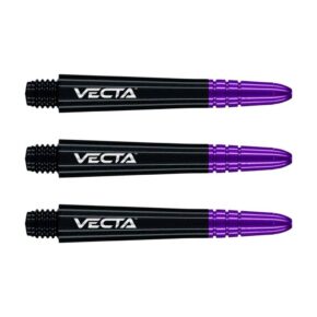 Misaladejuegos Cañas Winmau Darts Vecta Shaft Negro Morado 34mm  7025.114 - Imagen 3