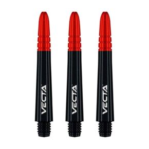 Misaladejuegos Cañas Winmau Darts Vecta Shaft Negro Rojo 34mm  7025.115 - Imagen 2
