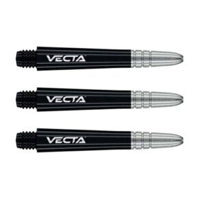 Misaladejuegos Cañas Winmau Darts Vecta Shaft Negro Plata 37mm  7025.416 - Imagen 3