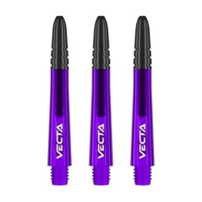 Misaladejuegos Cañas Winmau Darts Vecta Shaft Morado Negro 37mm  7025.417 - Imagen 2