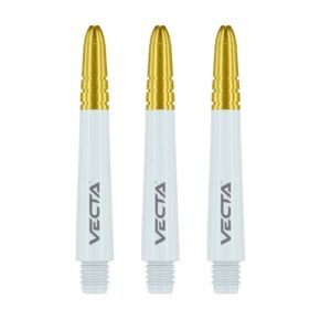 Misaladejuegos Cañas Winmau Darts Vecta Shaft Blanco Dorado 40mm  7025.213 - Imagen 2