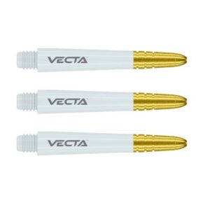 Misaladejuegos Cañas Winmau Darts Vecta Shaft Blanco Dorado 40mm  7025.213 - Imagen 3