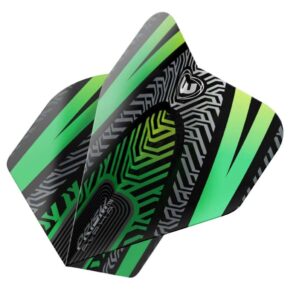 Misaladejuegos Plumas Winmau Darts Standard Prism Alpha Negro Verde V2 6915.733 - Imagen 2