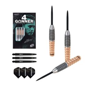 Misaladejuegos Dardos One80 Gunner 4 Lourence Ilagan Black Rose Oro 90% 23gr 9607 - Imagen 4