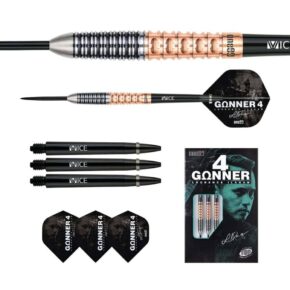 Misaladejuegos Dardos One80 Gunner 4 Lourence Ilagan Black Rose Oro 90% 23gr 9607 - Imagen 5