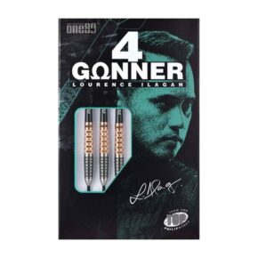 Misaladejuegos Dardos One80 Gunner 4 Lourence Ilagan Black Rose Oro 90% 23gr 9607 - Imagen 7